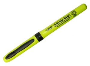 DESTACADOR BIC CON GRIP AMARILLO