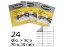 ETIQUETA INK-JET 70X 35-3C 50HJ 1200 ETIQ ADETEC