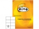 ETIQUETA INK/LASER 70X108-2C 25HJ RIVO 8 ET.XHJ