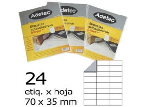 ETIQUETA LASER 70X 35-3C 25HJ 600 ETIQ ADETEC