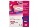 ETIQUETA AVERY 5161 25X102 BL LASER 20XHJ 100HJ
