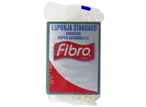 ESPONJA ABRASIVA ACANALADA STANDARD FIBRO X 1