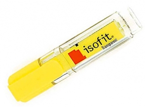 DESTACADOR ISOFIT TRANSPARENTE AMARILLO