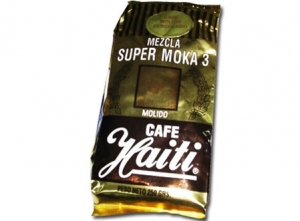 CAFE HAITI SUP/MOKA 3 MOLIDO PULVER.250 GRS.DORADO
