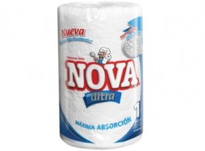 TOALLA PAPEL 1 ROLL. 16 MT. NOVA ULTRA H/DOBLE