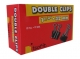 DOBLE CLIPS NEGROS 1.1/4- 32MM X 12UN ISOFIT