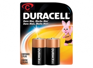 PILA ALKALINA C MEDIANA X 2UN. DURACELL.