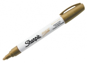 MARCADOR OLEO PERMAN. SHARPIE PAINT DORADO