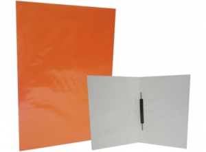 ARCHIVADOR RAPIDO PLASTIFICADA  NARANJA GEOPEN REVERSO BLANCO