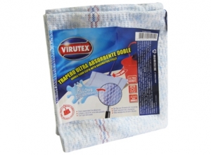 TRAPERO DOBLE C/OJAL 50X50 ALG/ULTRA ABS.VIRUTEX