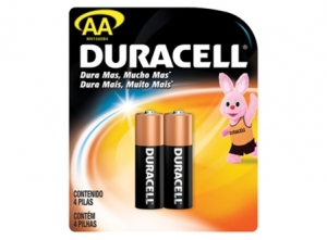 PILA ALKALINA AA X 2 UN. DURACELL.