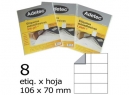 ETIQUETA INK-JET 106X 70-2C 10HJ 80 ETIQ ADETEC