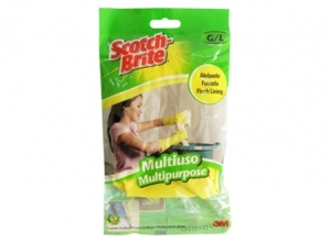 GUANTE ASEO 3M SCOTCH BRITE L AMAR.AFELP. 491L