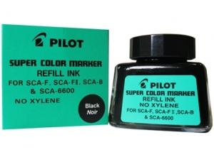 TINTA MARCADOR PERMAN.30CC PILOT NEGRO SCA-RF-B