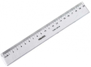 REGLA 20 CM ACRIMET (CRISTAL)