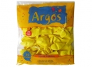 GLOBOS N° 9 ARGOS LISO COLOR AMARILLO X 50 UD