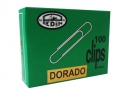 CLIPS N°1 PUNTA REDONDA DORADO PEDIN 100 UD