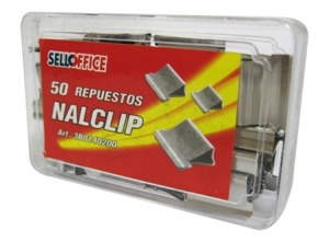 CLIPS MAGICOS 50UD.PLATEADO 4.8MM SELLOFFICE