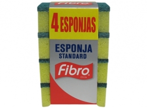 ESPONJA ABRASIVA STANDARD FIBRO LLEVE 4 PAGUE 2