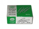 CLIPS METALICO 28MM PTA.REDONDA CJA 100UDS.