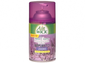 DESODORANTE AMB. AIRWICK 250ML RPTO.MATIC LAVANDA