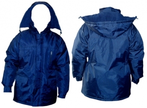 PARKA TERMICA AZUL IMPORTADA TALLA M