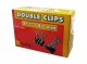 DOBLE CLIPS NEGROS 1.5/8- 41MM X 12UN ISOFIT