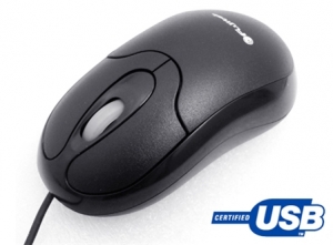 MOUSE OPTICO USB ECONOMICO NEGRO FUJITEL