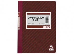 CUADERNO EMPASTADO M7 200 HJ. BUHO 5606