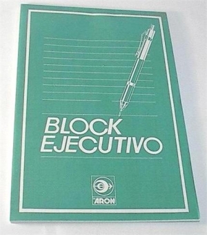 BLOCK APUNTES OFICIO EJECUT. 80 HOJAS MAT.M7 ARON