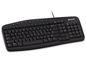 TECLADO MICROSOFT PS2 NEGRO MULTIMEDIA WIRED 500