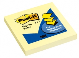 NOTA POST-IT 3M Z P/DISP.POP-UP-AMARILLA