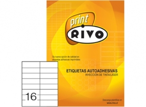 ETIQUETA INK/LASER 35X108-2C 25HJ RIVO 16 ET.XHJ