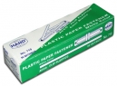 ACCOCLIPS PLASTICO BLANCO 50 UNID