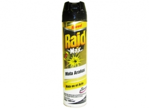 INSECTICIDA AEROSOL RAID MAX ARA?A Y CUCAR. 360ML