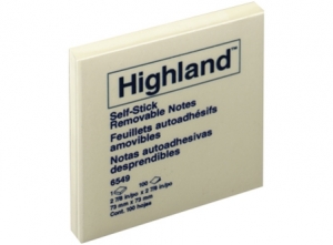 NOTA POST-IT 6549 3M MEDIANO AMARILLO HIGHLAND