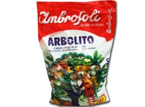 CONFITE CARAMELO ARBOLITO AMB. 860 GR.
