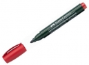 MARCADOR PERMAN.FABER 52 PTA.REDONDA ROJO