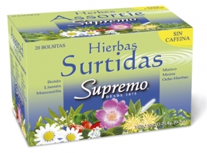 TE HIERBAS SUPREMO 20 BL SABORES SURTIDOS