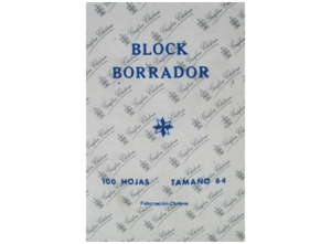 BLOCK APUNTES 1/64 BLANCO 100 HJ. G.CHILENA T/GARZ