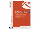 CARPETA BASIC FILE PP A4 BLANCO/TRANSPA RHEIN